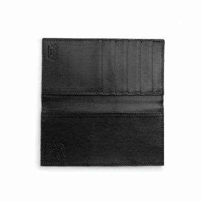 Alligator Checkbook Holder in Black Ferrini USA