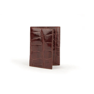 Ferrini Alligator Trifold Wallet Cognac Ferrini USA