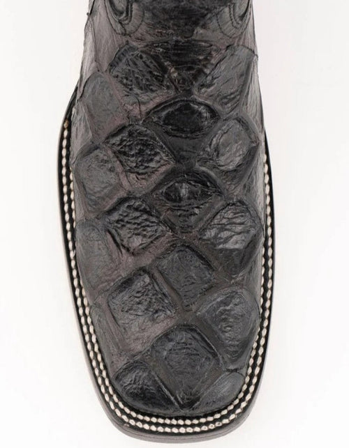 Ferrini Women's Bronco Square Toe Pirarucu Fish Print Boots Ferrini USA