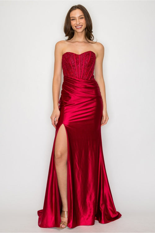 High Couture HC1023 Prom Long Formal Evening Dress