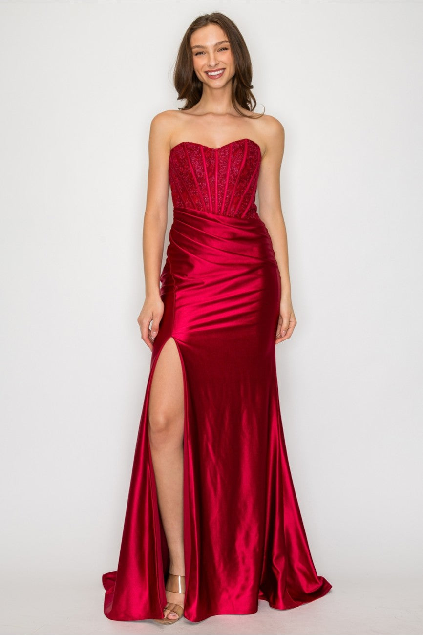 High Couture HC1023 Prom Long Formal Evening Dress