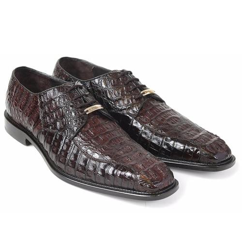 Chapo Exotic Crocodile Hornback Oxfords by Belvedere Shoes