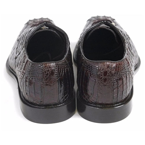 Chapo Exotic Crocodile Hornback Oxfords by Belvedere Shoes
