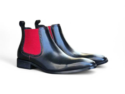 Carrucci Hand Burnished Chelsea Boots