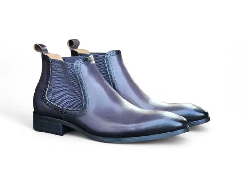 Carrucci Hand Burnished Chelsea Boots