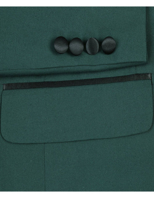 Green Prom Suit For Men - Mens Traditional Slim Fit Shawl Collar Hunter Green Tuxedo