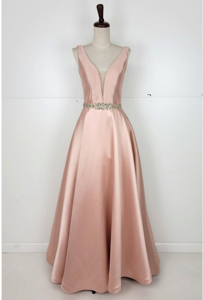 Chicas CC3021 Long Floor-Length Formal Style Taffeta Dress