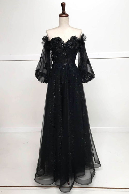 Chicas HF3096 A-Line Off-Shoulder Floral Maxi Style Fabric Dress
