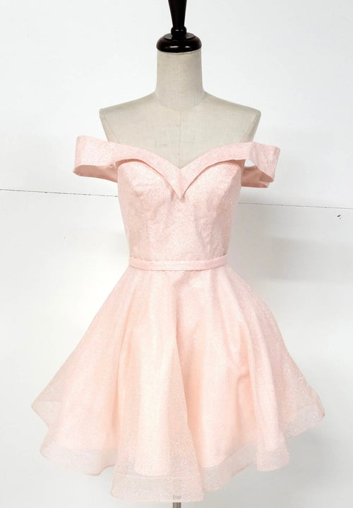 Chicas C323 Elegant Glitter Party Blue A-Line Sweetheart Fabric Dress
