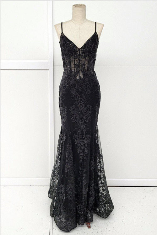 Chicas C813 Evening Mermaid Floor-Length Formal Style Fabric Dress