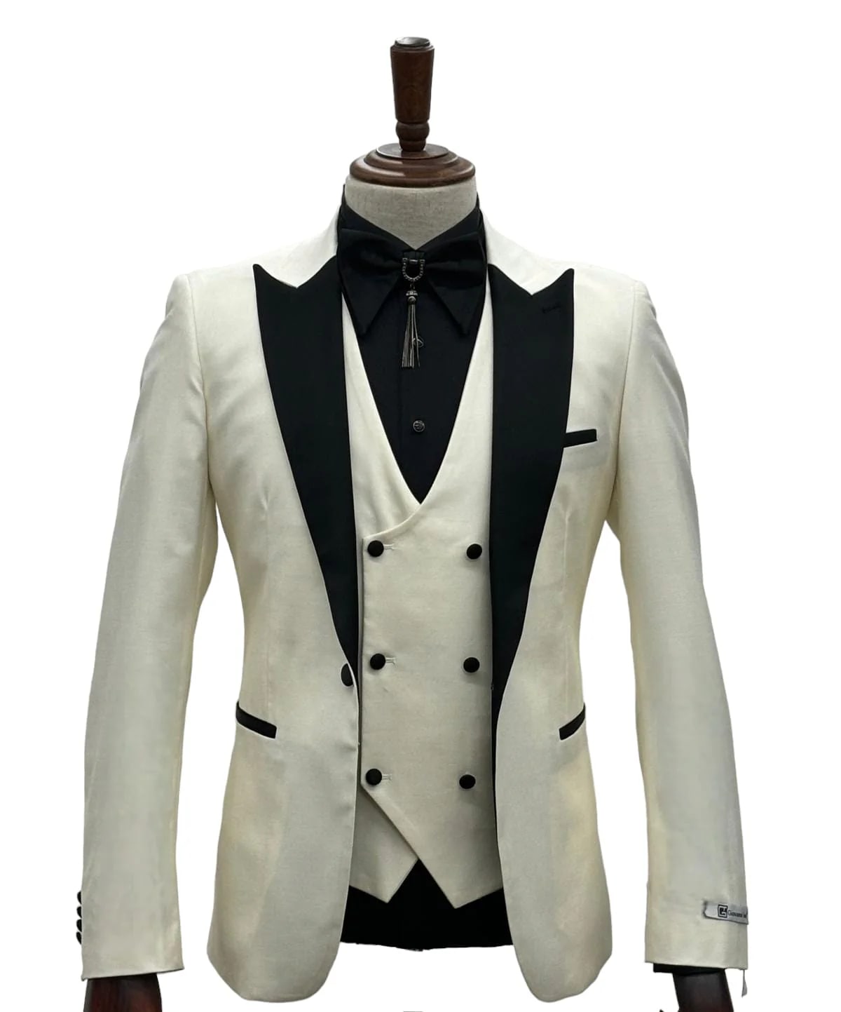Ivory Tuxedo - Cream Wedding Suit - Off White Groom 1 Button Suit