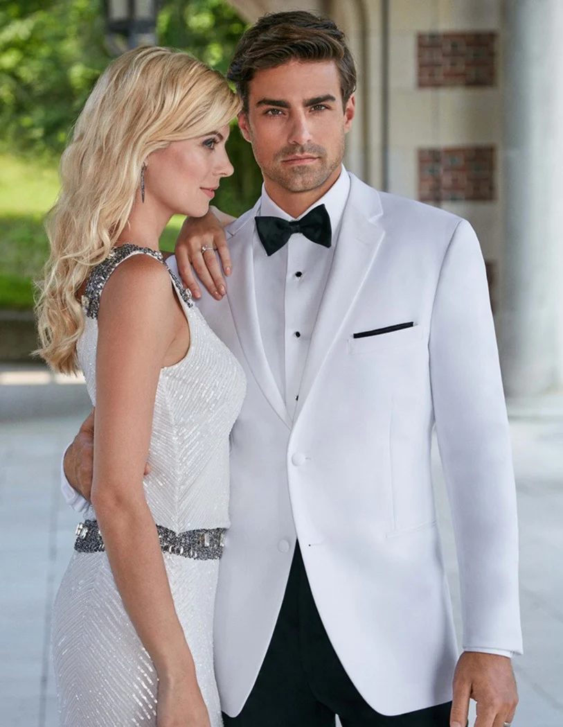 White Prom Suit - White Prom Tuxedo Suits - White Wedding Designer Tuxedo