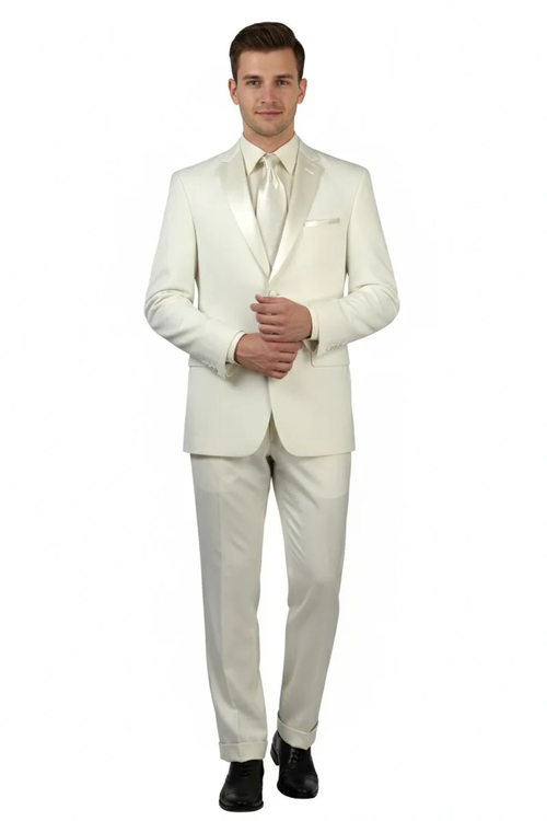 Ivory 2-Button Notch Tuxedo