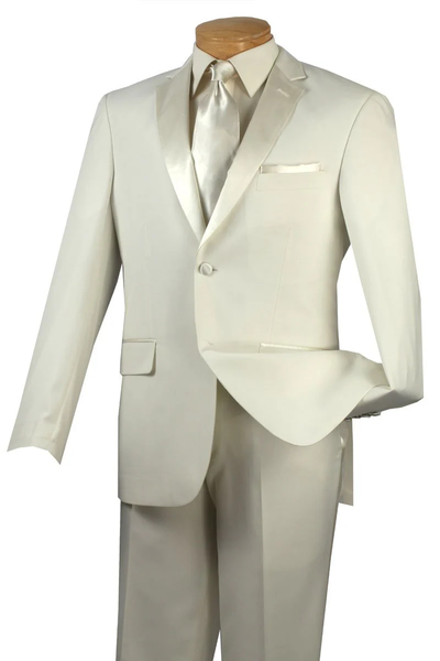 Ivory 2-Button Notch Tuxedo