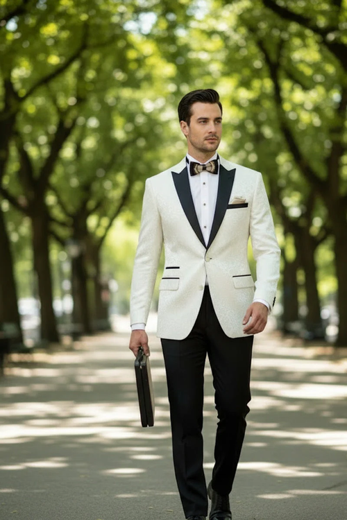 Ivory Tuxedo Jacket