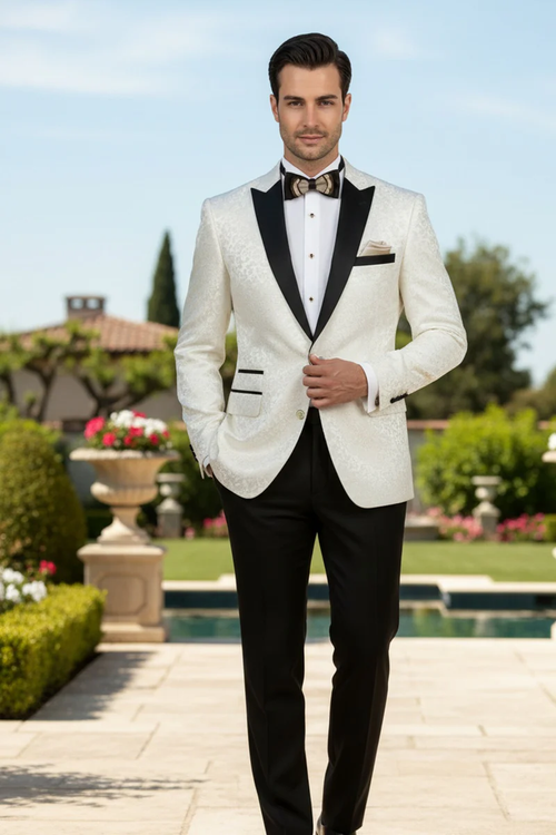 Ivory Tuxedo Jacket