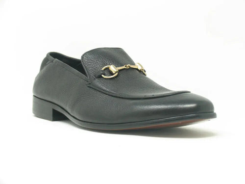 Carrucci KS525-305 Soft Leather Casual Buckle Loafer/Mule