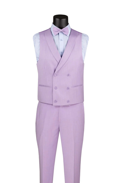 Lavender 1-Button Peak Tuxedo