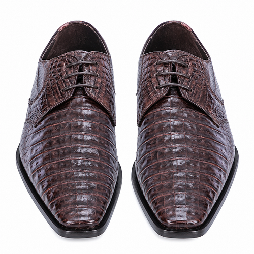 Men's Original Exotic Caiman Belly Skin Shoe ZV088207