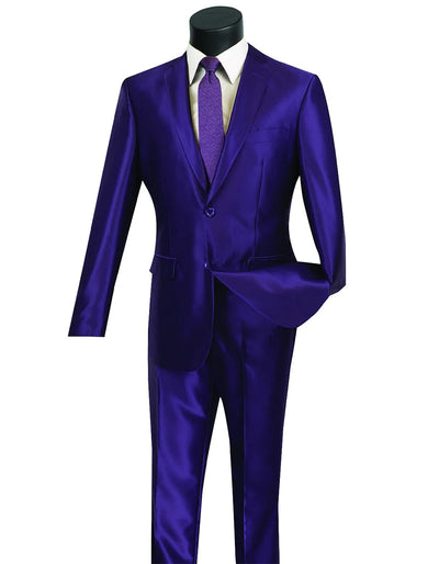 Purple Prom Suit - Purple Prom Outfit - Purple Prom Modern Fit Tuxedo - Men's Tuxedo USA