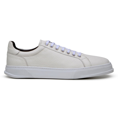 Belvedere Matteo Deerskin Shoe - Milk