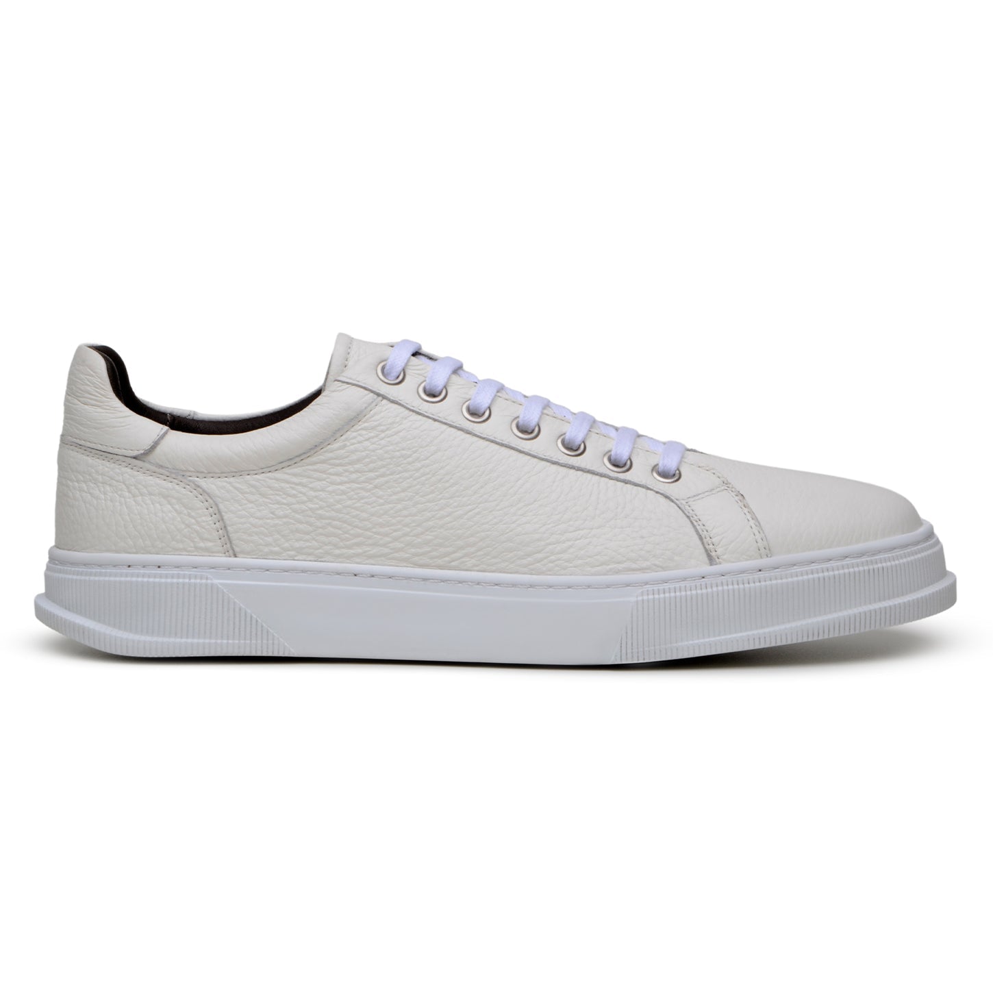Belvedere Matteo Deerskin Shoe - Milk – SuitUSA