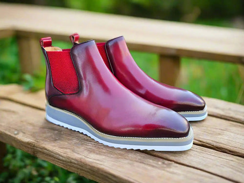 Carrucci Men's Patina Chelsea Boot