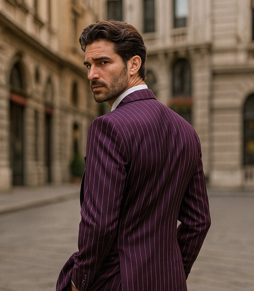 vested-maroon-white-pinstripe-3-piece-suit