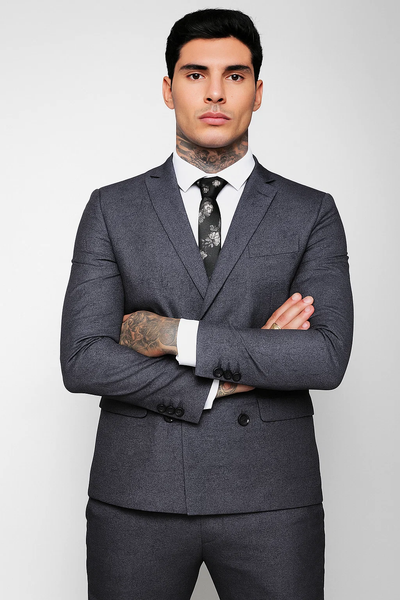 Men’s Slim Fit Double-Breasted Suit