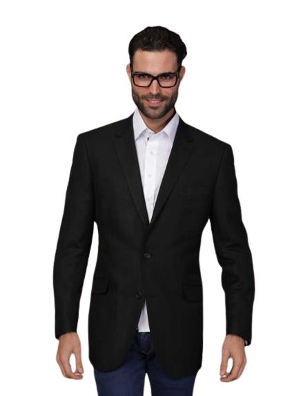 Men's Summer Linen Light Weight Blazer ~ Sport coat ~ Jacket Black mensusa