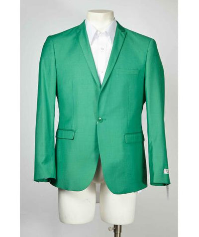 Green Men's One Button With Centre Vent Cheap Priced Designer Fashion Dress Casual Blazer For Men On Sale Blazer by mensusain