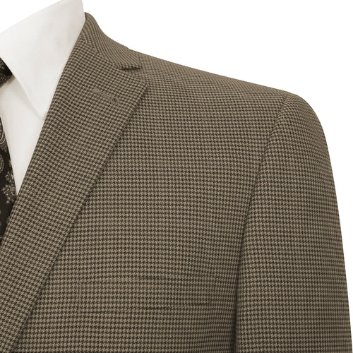 Mens 2 Button Slim Fit Light Brown Blazer by USA Men's Outlet