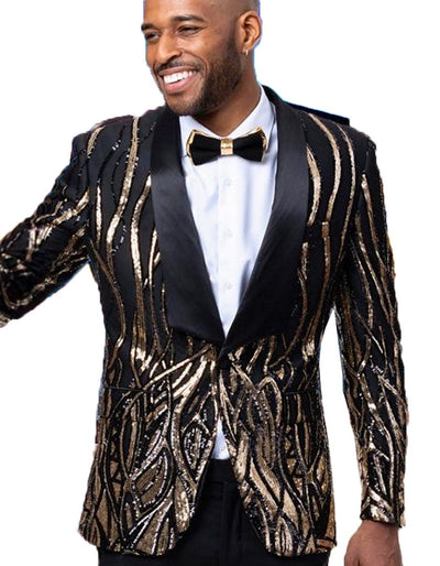 Gold Prom Tuxedo - Gold Wedding Suit
