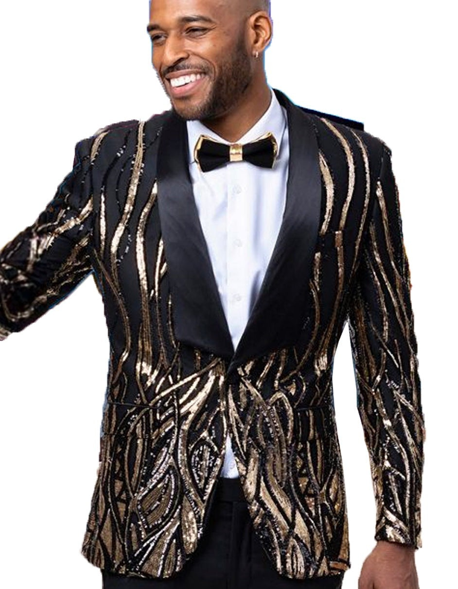 Gold Prom Tuxedo - Gold Wedding Suit