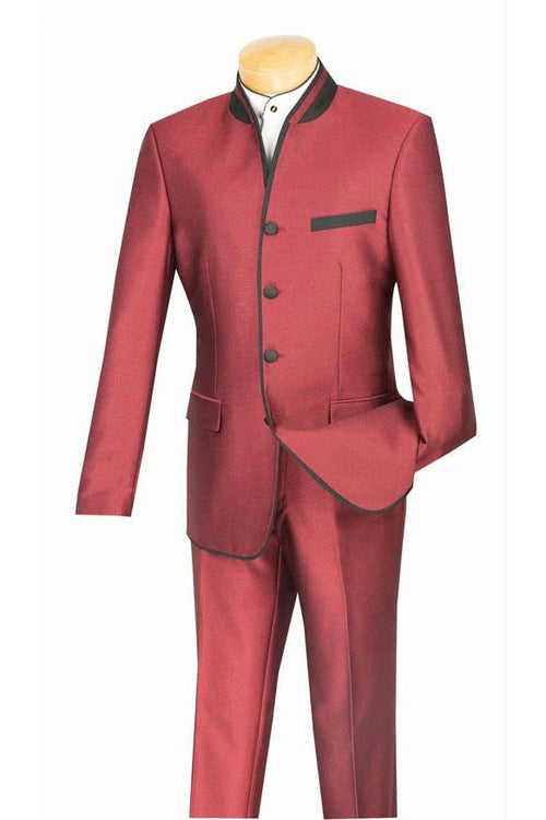 Mens Burgundy Tuxedo