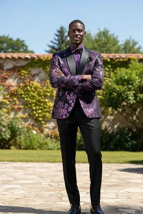 Mens Lavender Tuxedo Jacket