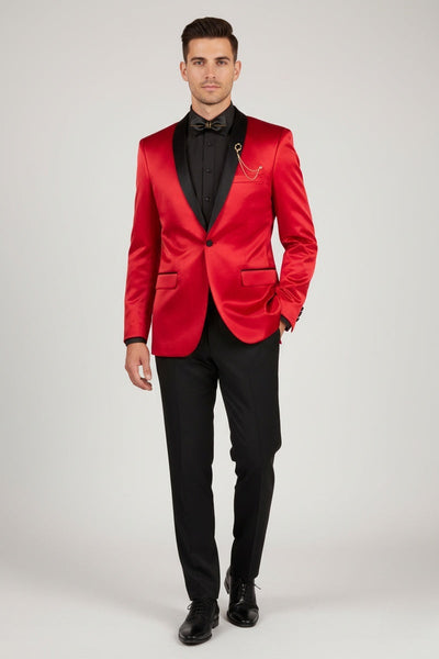 Mens Red Tuxedo