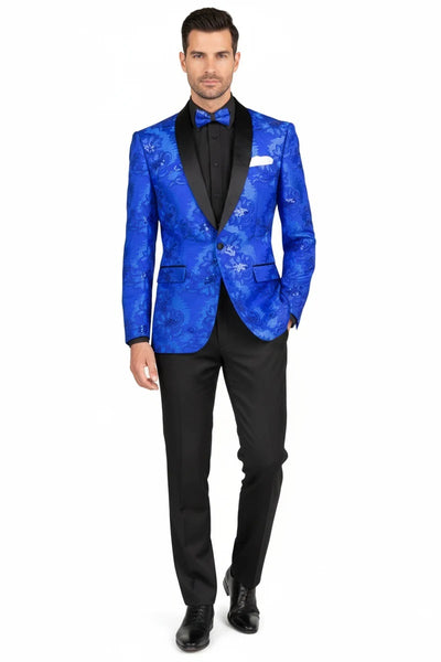 Mens Royal Blue Tuxedo Jacket