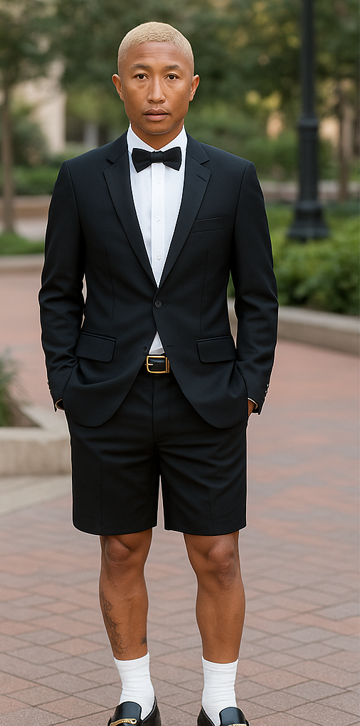 Mens Tuxedo Short