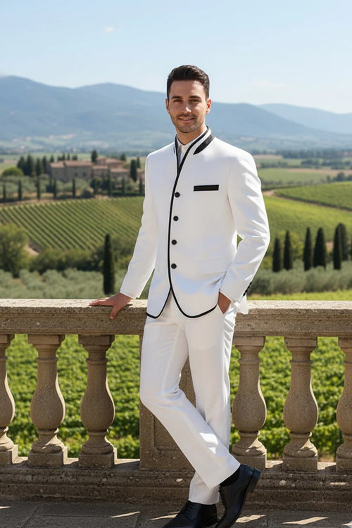 Mens White Tuxedo