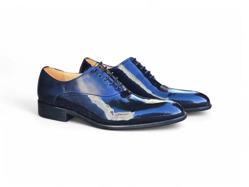 Mix Media Patent Leather Oxford