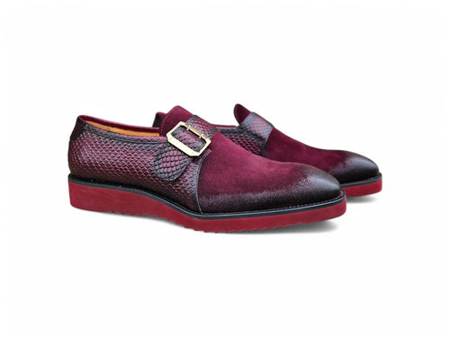 Carrucci Multi Media Buckle Monkstrap Slip-on