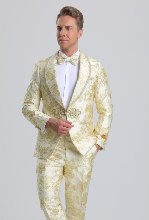 Gold Prom Tuxedo - Gold Wedding Suit