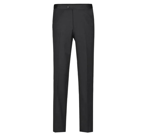 Black Prom Tuxedo Suit - Black Wedding Suit - Mens Traditional Two Button Classic Fit Notch Tuxedo In Black by PROMTUXEDO