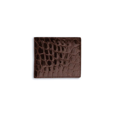 Ferrini Alligator Billfold Wallet Nicotine by Ferrini USA