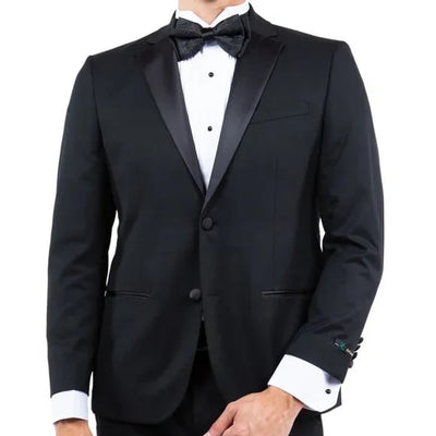 Notch Lapel Tuxedo Separates Coat, Black by ZeGarie - Men's Tuxedo USA