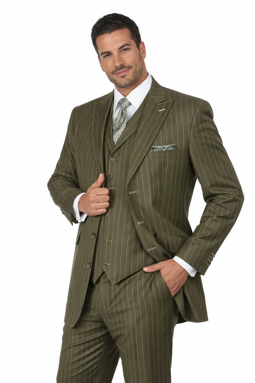 Olive Green Fashion 3-Piece Set