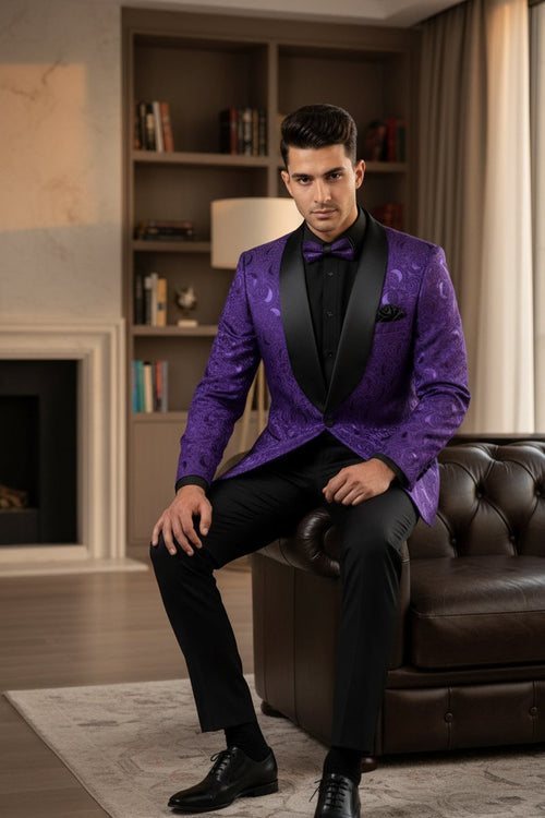Purple Tuxedo Jacket