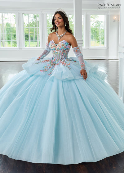 Rachel Allan RQ1161 Long Sleeve Quinceanera Dress