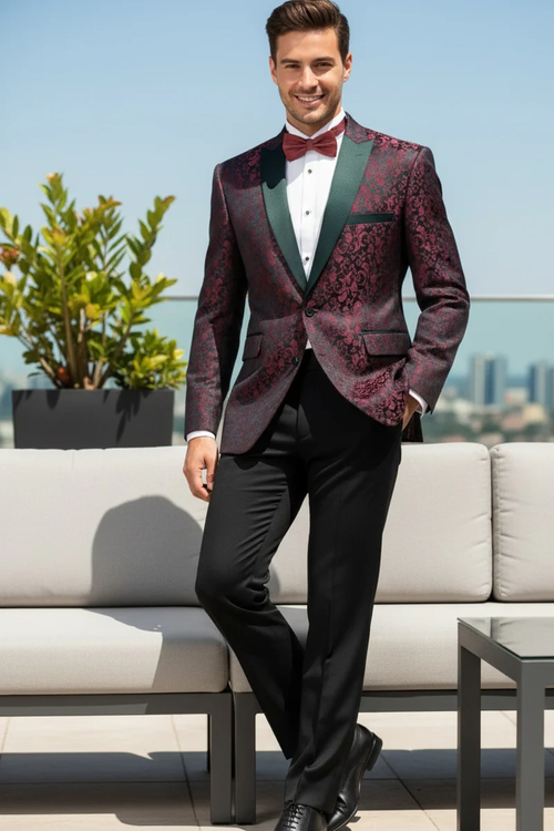 Red Tuxedo Jacket